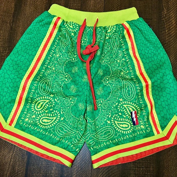 Collect and Select Christmas Kobe Grinch Mamba Shorts Trillest Size XXS - Picture 1 of 8